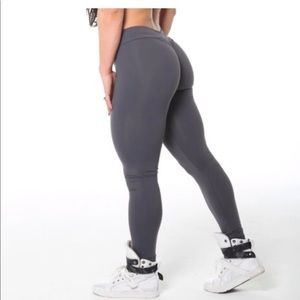 Celestial bodiez V cut metal leggings